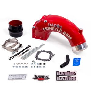Dodge Ram 2500 Performance Air Intake - Banks Power - Monster-Ram - Red powder-coated - `03-`07
